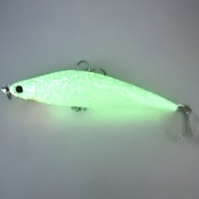 Resim Karardayken Parlayan Minnow Balıkçılık Yemi, 8cm/8g - Tatlı Su Gece Balıkçılığı için Yüzen Sert Yem, Bass & Levrek için İdeal 