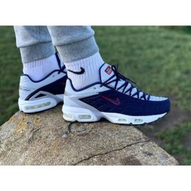 Resim Nike Air Max Tailwind V Sp Midnight Navy University Red Cu1704-400 Unisex Spor Ayakkabı Dar Kalıp 