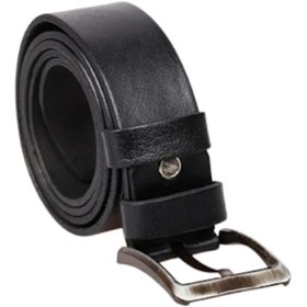 Resim Ertay Deri Hakiki Manda Deri Erkek Kemer Siyah 