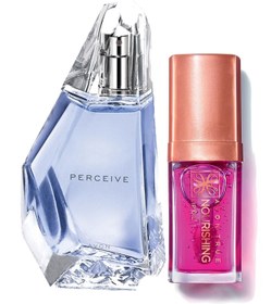 Resim AVON Perceive Kadın Parfüm Ve Besleyici Dudak Yağı Paketi 