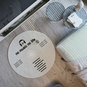 Resim MUSIC ALBUM CD HALI - 150x150cm 