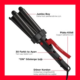 Resim Revlon Wave Master Dalga Yaratıcı Wag Saç Maşası - RVIR3056UKE 