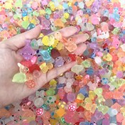 Resim 50 adet sevimli mini hayvan figürleri (bireysel paketlenmiş), Paskalya hediyeleri, bonus hediye, ev dekorasyonu, festival kutlama malzemeleri, parti süslemeleri, insanları mutlu eden! 