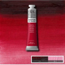 Resim Winsor & Newton Winton Yağlı Boya 200 ML 17 Permanent Crimson Lake 