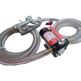 Resim 12 Volt Mazot Aktarma Pompası&5 Metre Telli Hortum&akaryakıt Taba 