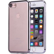 Resim Iphone Se3-Se2 Iphone 8-7 Kılıf Lazer Kaplama Şeffaf Silikon Kıl 