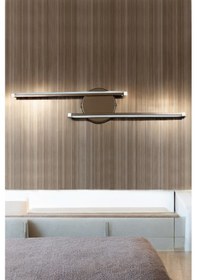 Resim Sare Aplik Kahverengi Gün Işığı Ledli Banyo Mutfak Duvar Aplik Kahverengi 