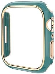 Resim CONSTRAIN - Apple ile uyumlu Watch 38mm Gold Çizgili Kasa Koruyucu - Yeşil 