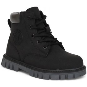 Resim Kidessa 2075 Anatomik Tabanlı Fermuarlı Unisex Çocuk Spor Bot Siyah 