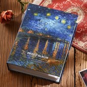 Resim Yıldızlı Gece 6 İnç Fotoğraf Albümü - Aile ve Çiftler Anıları İçin İdeal, Arkadaşlar ve Düğün Albümleri için Mükemmel Hediye, Mezuniyet Sezonu Sınıf Arkadaşları Fotoğraflar Koleksiyonu 