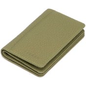 Resim Yeşil Deri Unisex Kredi Kartlık - S1KK00001601-P3V 