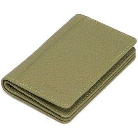 Resim Yeşil Deri Unisex Kredi Kartlık - S1KK00001601-P3V 