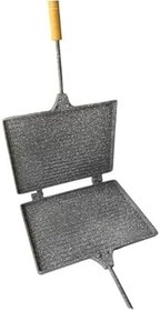 Resim Mobilreyon - Maxi (En Büyük Boy) Iç Dış Granit Ocak Üstü El Tost Makinesi - Kamp Tost Izgara 