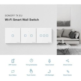 Resim Ev Wi-Fi Işık Anahtarı Google Home-Alexa (Yeni Versiyon) 