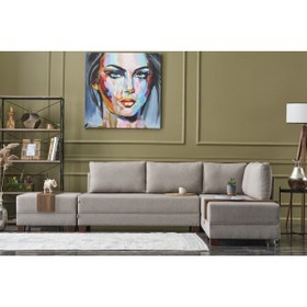 Resim Vivense FLY YATAKLI KÖŞE KOLTUK, KREM 