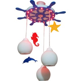 Resim Mutlu Aydınlatma Avize Ledli Çocuk Odası 3'lü 