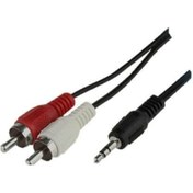 Resim 2 Rca To 3 5 Jack Aux Kablo-Ses Sistemi Kablosu 1 5 Metre 