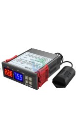 Resim Stc 3028 Sıcaklık ve Nem Ölçer -20°C~80°C Çift Ekran Kalibrasyonlu 