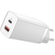 Resim Baseus Gan2 Lite 65W Hızlı Şarj Aleti PD Quick Charging CCGAN2L-B02 