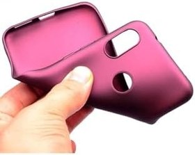 Resim Gpack Xiaomi Redmi Note 6 Pro ile Uyumlu Kılıf, Premier Lüx Silikon+Nano Glass, Kırmızı 