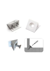 Resim Plastik Arkalık Bağlantı Pimi Beyaz 100 Adet 