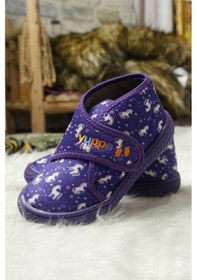 Resim Yuppa Funny Unicorn Kız Çocuk Panduf-Mor 