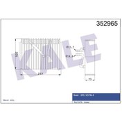 Resim Evaporatör Opel Vectra B (All) 1999- 95>02 504645983 