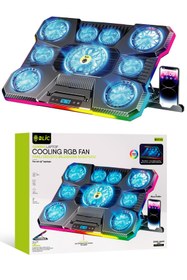 Resim Sarftech Dokunmatik Lcd Ekranlı Güçlü 2.400rpm Fanlı 14-19'' Tüm Modellerle Uyumlu Notebook Soğutucu Stand 