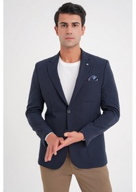 Resim Efor C 697 Ceket Regular Fit Lacivert-1 Casual Lacivert 