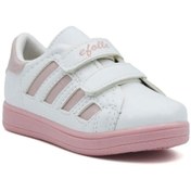 Resim Efolle Cırtlı 4 Bant Hafif Rahat Kız Çocuk Spor Ayakkabı Sneaker 