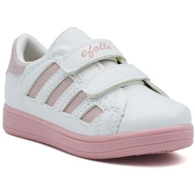 Resim Efolle Cırtlı 4 Bant Hafif Rahat Kız Çocuk Spor Ayakkabı Sneaker 