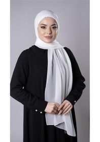 Resim Hürrem Bone Krem Pratik Hazır Geçmeli Şal Şifon Kumaş Hijab Bone 3009 40 