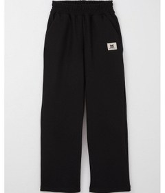 Resim Breeze Kız Çocuk Eşofman Altı Beli Lastikli Cepli Armalı 6-12 Yaş, Siyah Siyah 