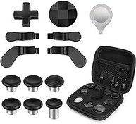 Resim TNP Elite Series 2 Controller Accessories - D-Pads, Thumbsticks, Paddles DIY Customizable Parts, High-Quality Black Elite Component Kit, Replacement Accessories for Xbox One Elite Controller Series 2 