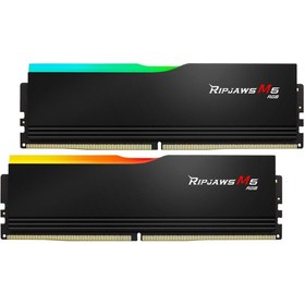Resim G.skill Ripjaws M5 Rgb F5-6000j3636f16gx2-rm5rk 32gb 2x16gb Ddr5 6000mhz Cl36 Masaüstü Bellek 
