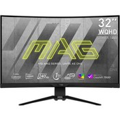 Resim MAG 325CQRXF 31.5" 240Hz 1ms Curved Adaptive Sync WQHD VA Gaming Monitör 