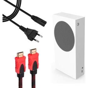 Resim Xbox Series S Güç Kablosu ve Örgülü Hdmi Kablo Set Xbox Aksesuar 