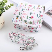 Resim Fujıfılm Instax Mini 9 Için Tam Vücut Deri Kılıf Çantabeyaz (Yurt Dışından) 