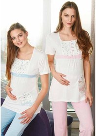Resim Feyza 2230 Lohusa Hamile Kadın Pijama Takımı 