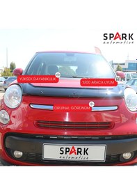 Resim Fiat 500 L 2016- Yılı Ve Sonrası Uyumlu Kaput Rüzgarlığı 3mm Siyah 
