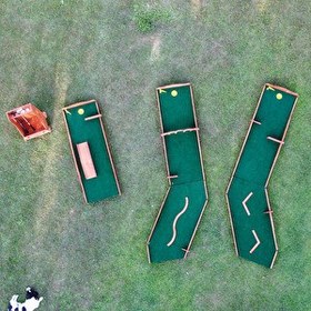 Resim Mandu Ahşap Çocuk Mini Golf Seti 