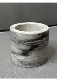 Resim Beton Kase Kalemlik Dekoratif Mermer Desen 