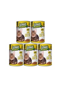 Resim 400 Gr Konserve Kedi Maması Tavuklu & Sebzeli - 5 Adet 