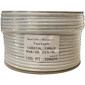 Resim Ncpline 100 Metre Uydu Anten Kablosu Tv Kablo 