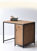 Resim Ahşap Sokağı Drawer Çalışma Masası 