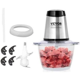 Resim 400 W Elektrikli Kıyma Makinesi - Vevor - Kıyma Makinesi - Cam Hazneli 1,2 L 5 Su Bardağı 