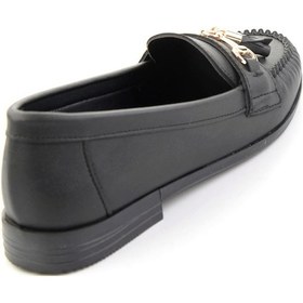 Resim Siyah Kadın Loafer Ayakkabı K01140006209 