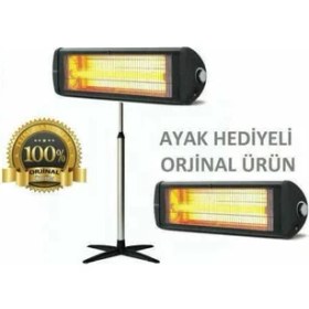 Resim Kumtel Ex-25 - 2500 Watt Süper Ecoray Duvar Tipi İnfrared Isıtıcı 