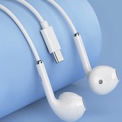 Resim 1 adet Mikrofon ve Ses Kontrolü ile HiFi Stereo Kablolu Kulaklık, iPhone 15/16 Pro, iPad Pro, Samsung S23/S22/S21, Pixel 9/8/7/6, OnePlus için USB Type-C Kulaklıklar - Ergonomik Kulak İçi Tasarım, Plastik Malzeme, Su Geçirmez Değil, Gürültü Yalıtımlı, Tuş Kontrolü Ses, Karışmayan Kablo 