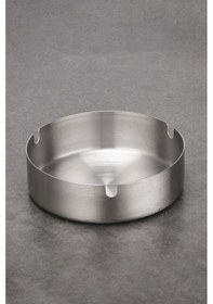 Resim Çelik 10 Cm Gri Yuvarlak Kül Tablası Küllük Cin545 